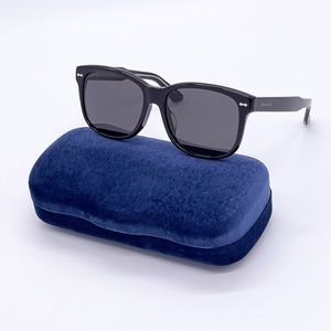 NEW GUCCI UNISEX BLACK SUNGLASSES